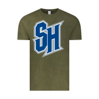 Vintage Olive seton hall pirates Vintage Tee - linhVisuals