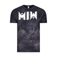 Cloud Black Motionless In White Vintage Tee - linhVisuals