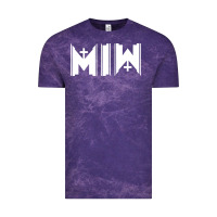 Cloud Purple Motionless In White Vintage Tee - linhVisuals