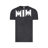 Vintage Black Motionless In White Vintage Tee - linhVisuals