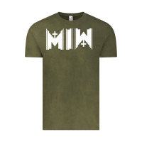 Vintage Olive Motionless In White Vintage Tee - linhVisuals