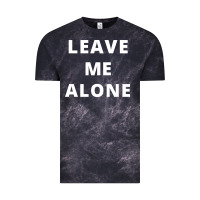 Cloud Black leave me alone, funny slogan Vintage Tee - linhVisuals