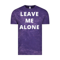 Cloud Purple leave me alone, funny slogan Vintage Tee - linhVisuals