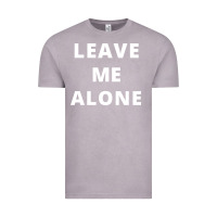 Vintage Zinc leave me alone, funny slogan Vintage Tee - linhVisuals