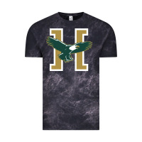Cloud Black husson  eagles Vintage Tee - linhVisuals