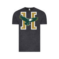 Vintage Black husson  eagles Vintage Tee - linhVisuals