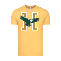 Vintage Mustard husson  eagles Vintage Tee - linhVisuals