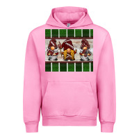 Fuchsia Pink football gnomes Urban Hoodie - BarkalooDesign