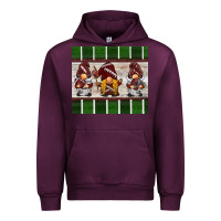Mauve Wine football gnomes Urban Hoodie - BarkalooDesign