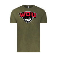 Vintage Olive western oregon merch, wolves Vintage Tee - linhVisuals