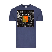 Vintage Denim nice bon -iver symbol Vintage Tee - linhVisuals