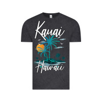 Vintage Black family vacation retro sunset hawaii kauai t shirt Vintage Tee - linhVisuals