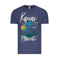 Vintage Denim family vacation retro sunset hawaii kauai t shirt Vintage Tee - linhVisuals
