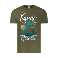 Vintage Olive family vacation retro sunset hawaii kauai t shirt Vintage Tee - linhVisuals