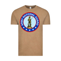 Vintage Coffee army national guard Vintage Tee - linhVisuals