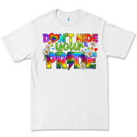 White LGBTQ+ Don't Hide Your Pride Premium Tee - BundleAndBundleShop