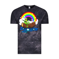 Cloud Black the rainbow connection Vintage Tee - linhVisuals