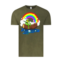 Vintage Olive the rainbow connection Vintage Tee - linhVisuals