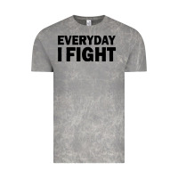 Cloud Rock everyday i fight Vintage Tee - linhVisuals