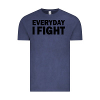 Vintage Denim everyday i fight Vintage Tee - linhVisuals