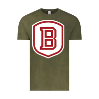Vintage Olive Bradley University Athletics Vintage Tee - linhVisuals