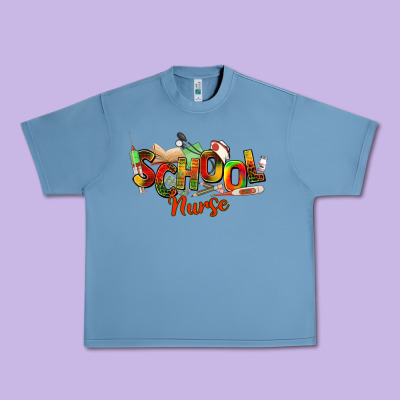 School Nurse Juneteenth Urban Heavy Tee Designed By Nancycooperartshop
