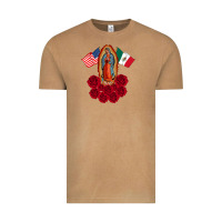 Vintage Camel our lady virgen de guadalupe mexican american flag holiday Vintage Tee - linhVisuals