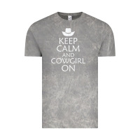 Cloud Rock keep calm and cowgirl horse Vintage Tee - linhVisuals