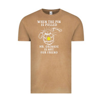 Vintage Camel military mr grenade is not our friend Vintage Tee - linhVisuals