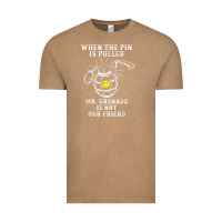 Vintage Coffee military mr grenade is not our friend Vintage Tee - linhVisuals