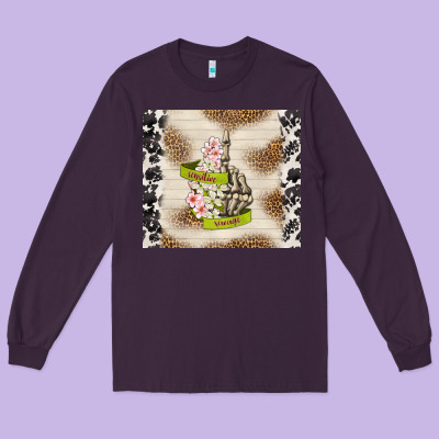 Sensitive Savage Long Sleeve Tee Designed By Tumblerdesignbyshophia
