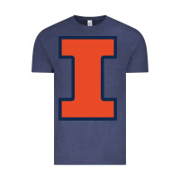 Vintage Denim Illinois fighting illini, University of Illinois, UIUC, Geari Vintage Tee - linhVisuals