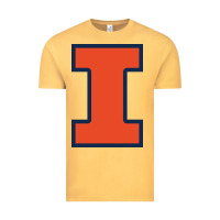 Vintage Mustard Illinois fighting illini, University of Illinois, UIUC, Geari Vintage Tee - linhVisuals