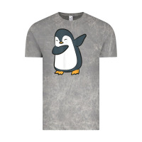 Cloud Rock penguin dabbing funny Vintage Tee - linhVisuals