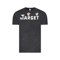 Vintage Black target team 3D Vintage Tee - linhVisuals