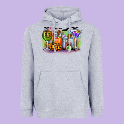 Halloween Heavyweight Hoodie Designed By Cowhidedigitalart
