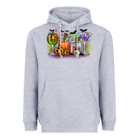 Heather Grey halloween Heavyweight Hoodie - CowhideDigitalArt