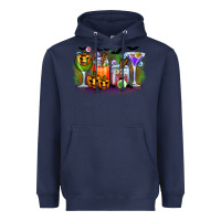 Navy halloween Heavyweight Hoodie - CowhideDigitalArt