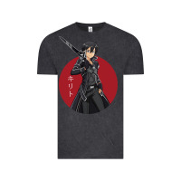 Vintage Black Sword art online -kirito Vintage Tee - linhVisuals