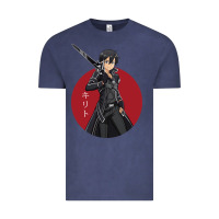 Vintage Denim Sword art online -kirito Vintage Tee - linhVisuals