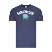 Vintage Denim grandmillennial hydrangea style garden club Vintage Tee - linhVisuals