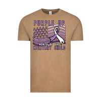 Purple Up Month Of The Military Child Vintage Tee | Teevron