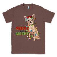 Chestnut merry and bright chihuahua Classic Tee - RanaPortraitStore