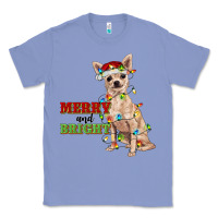 Colony Blue merry and bright chihuahua Classic Tee - RanaPortraitStore