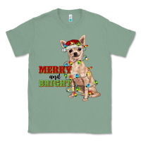 Sage merry and bright chihuahua Classic Tee - RanaPortraitStore