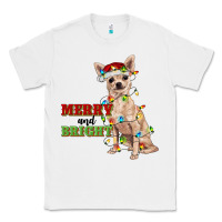 White merry and bright chihuahua Classic Tee - RanaPortraitStore