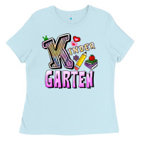Baby Blue kindergarten Ladies Tee - RanaPortraitStore