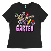 Black kindergarten Ladies Tee - RanaPortraitStore