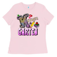 Bubblegum Pink kindergarten Ladies Tee - RanaPortraitStore