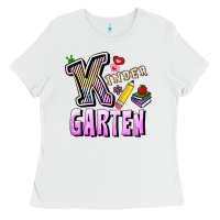 White kindergarten Ladies Tee - RanaPortraitStore